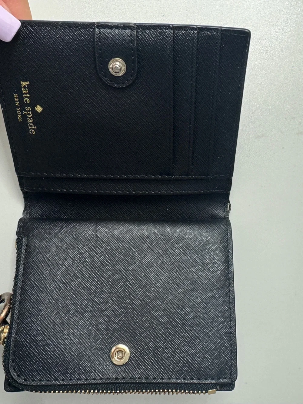 kate spade compact saffiano